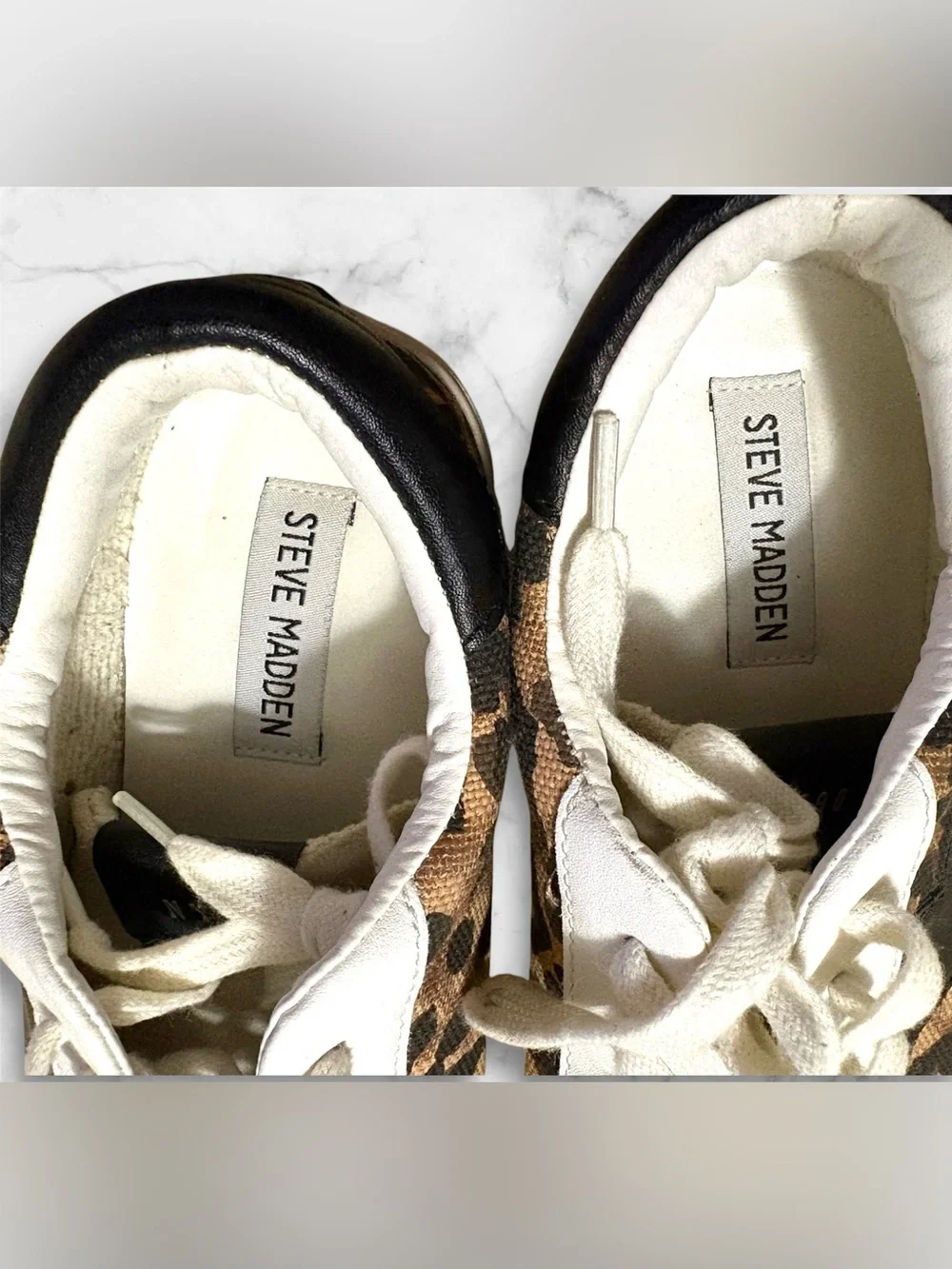 Steve Madden Philip Leopard Print Sneakers